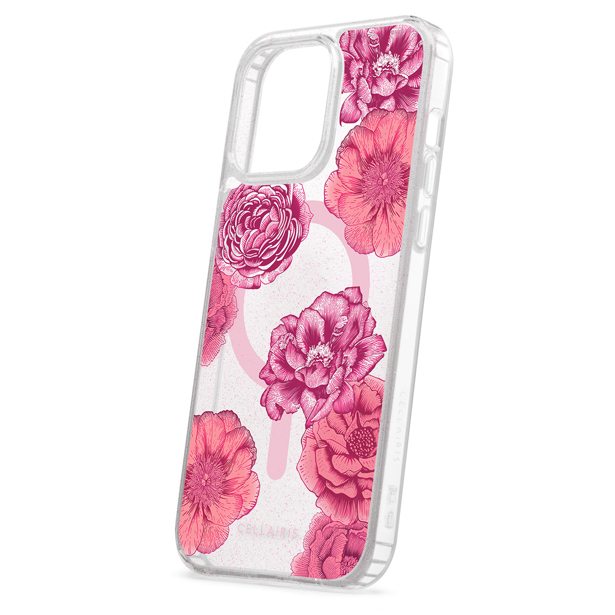 Showcase Prints - iPhone 15/ iPhone 14 Peonies w/ MagSafe Case