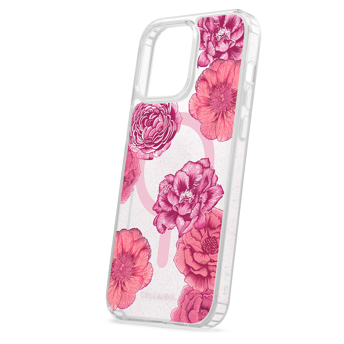 Showcase Prints - iPhone 15 Pro Peonies w/ MagSafe Case