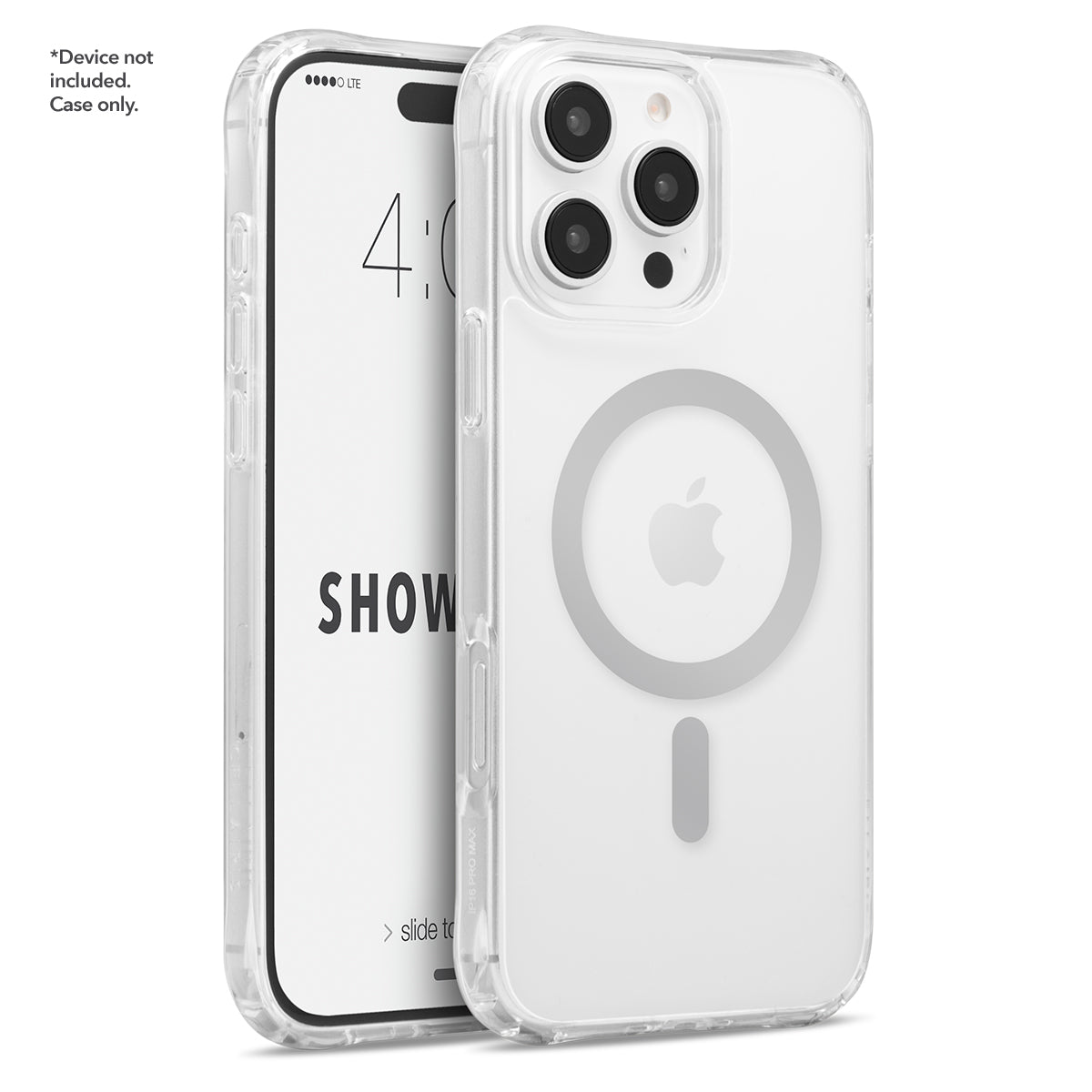 Showcase Halo - iPhone 16 Pro Max w/ Silver MagSafe Clear Case