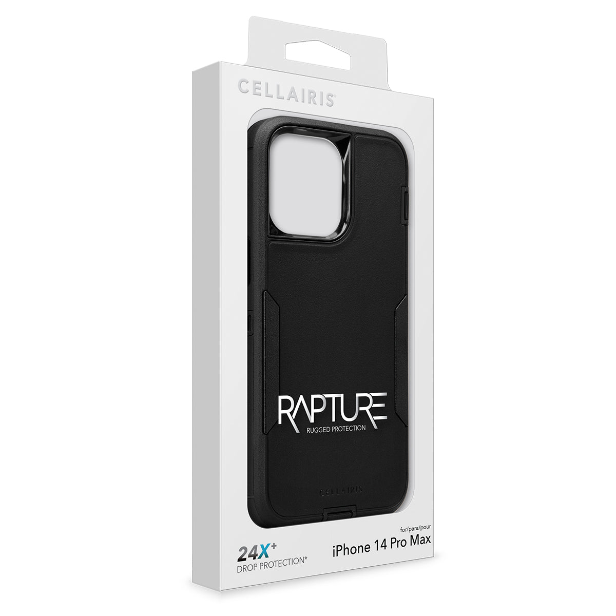 Rapture Rugged - iPhone 14 Pro Max/ iPhone 13 Pro Max Black w/ MagSafe Phone Case