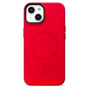 Puff Pastry - iPhone 15 Plus Red Velvet w/ Black Metal Accents w/ MagSafe Cases