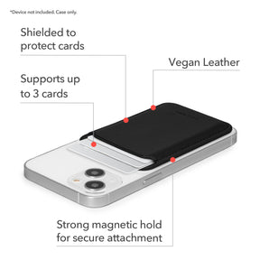 Wallet - Vegan Leather Black w/ MagSafe Other