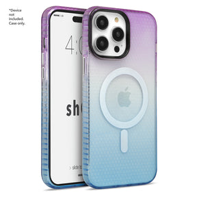 ShOx Ombre - iPhone 14 Pro Max/ 13 Pro Max Purple/ Blue w/ MagSafe Phone Case