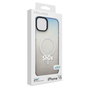 ShOx Ombre - iPhone 15 Blue/ Smoke (Grey) w/ MagSafe Cases