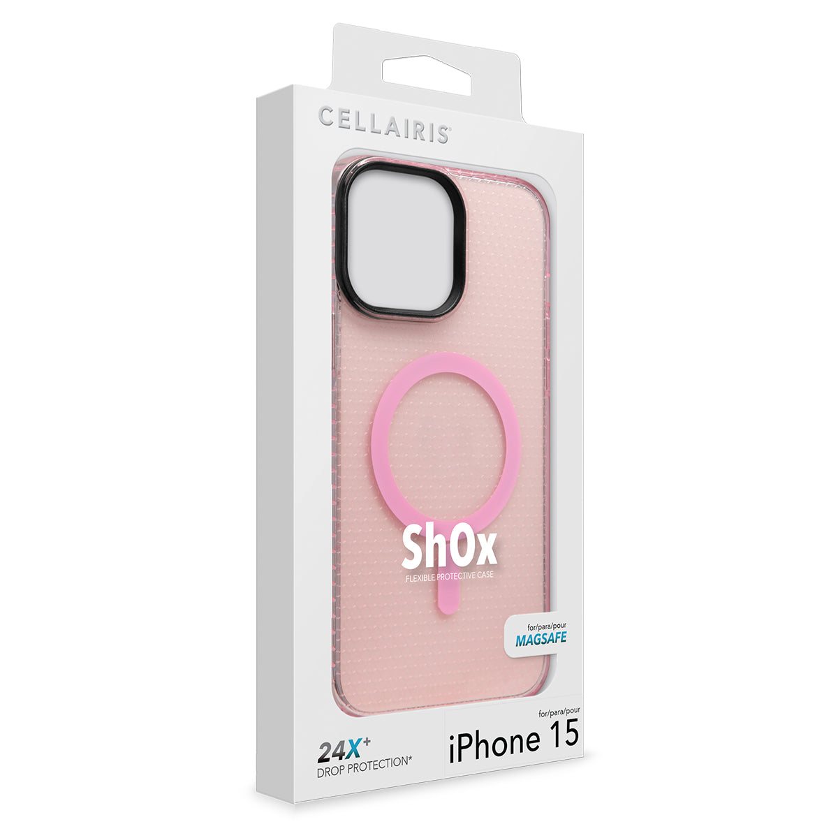 ShOx - iPhone 15 Pink w/ MagSafe Cases