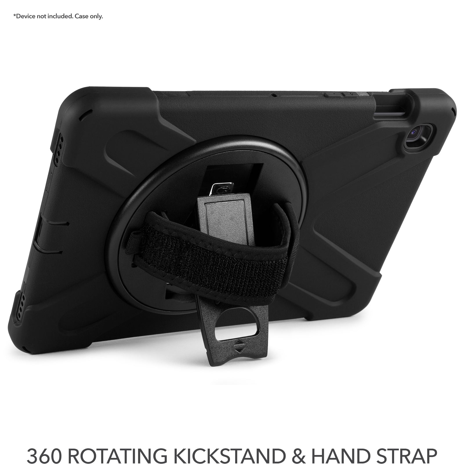 Rapture Rugged - Galaxy Tab S5E 10.5" T720 w/ Kickstand & Hand Strap Black The Cellairis Bundle