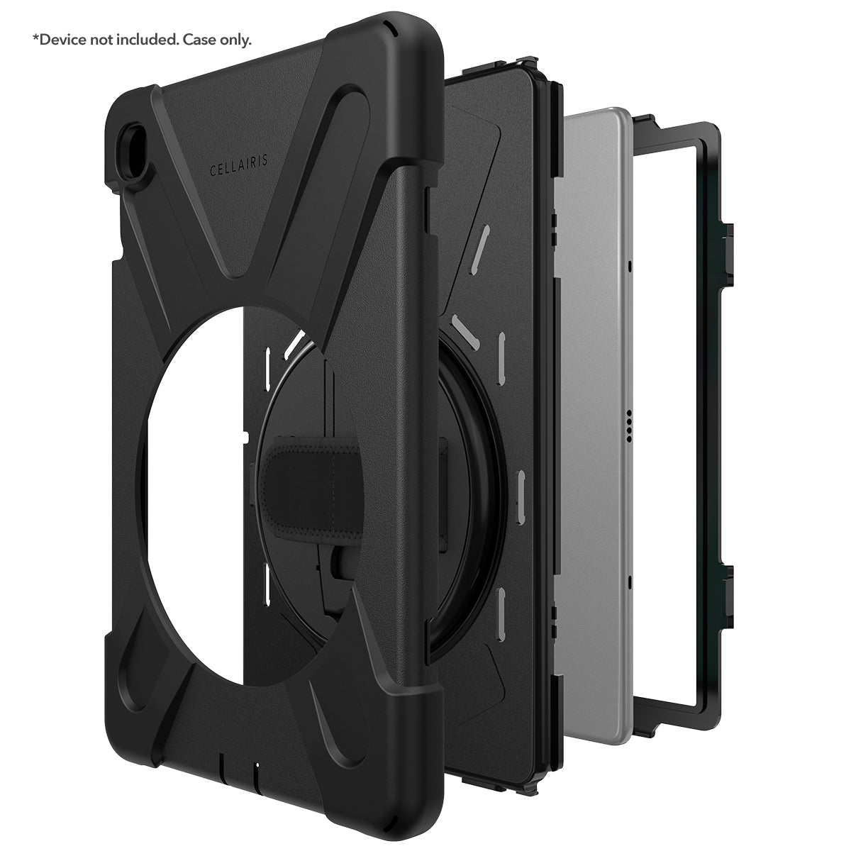 Rapture Rugged - Samsung Tab S5E 10.5" T720 w/ Kickstand & Hand Strap The Cellairis Bundle