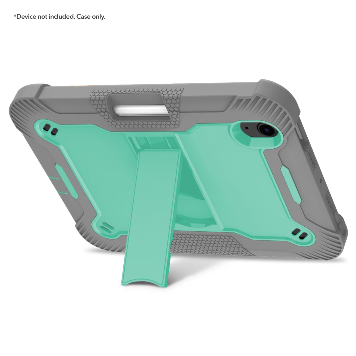 Cellairis Rapture Rugged - Apple iPad Mini 6 w/ Kickstand Only Gray/Teal Tablet Cases
