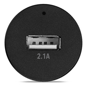 Car Adapter - Single USB-A 2.1A Black Car Adapters