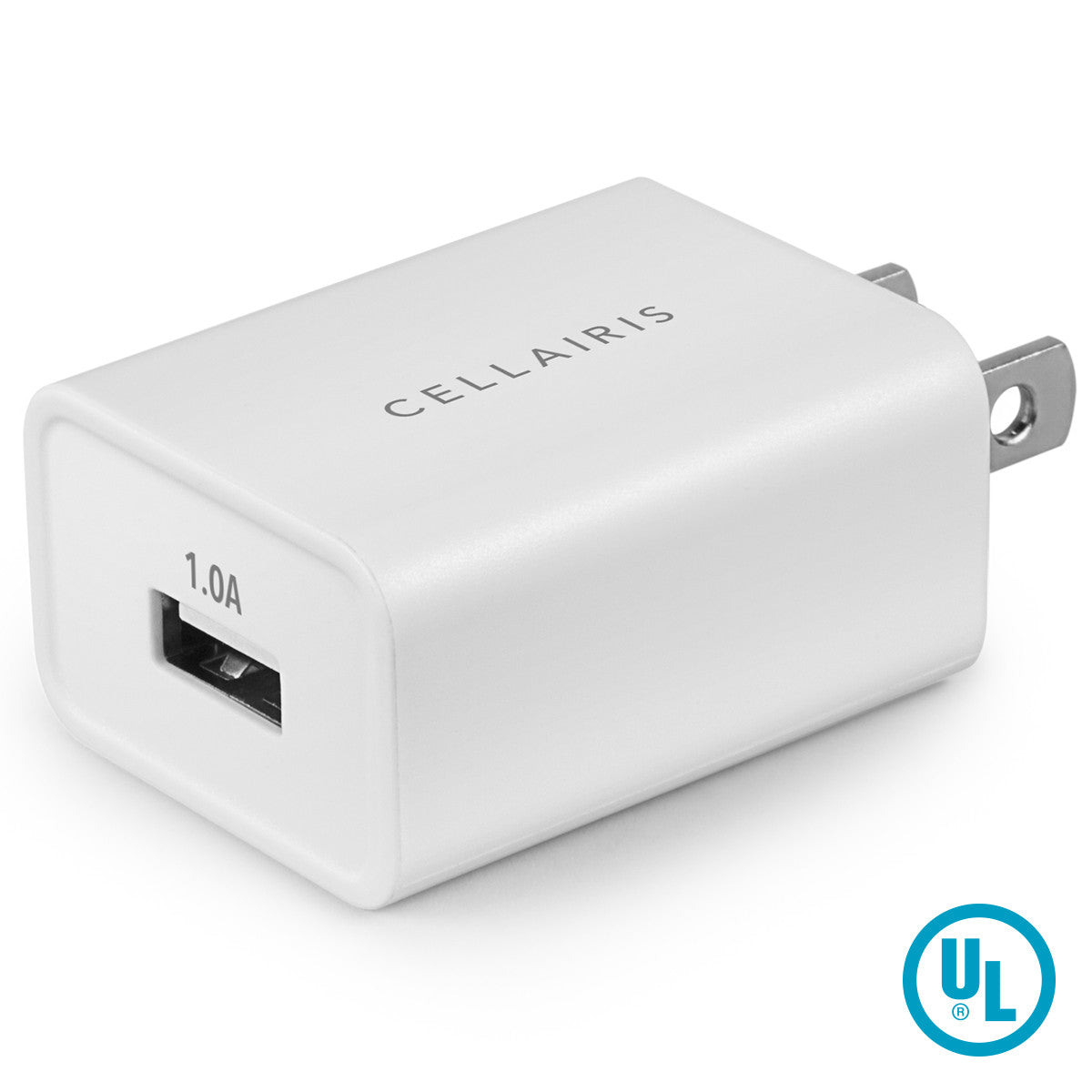 Cellairis Wall Charger - Single USB-A 1.0A White (Bulk) Wall Chargers