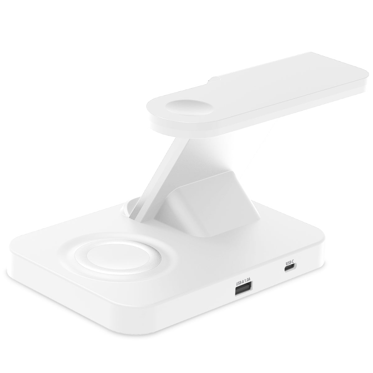 Stand - Wireless Charging Phone + Watch + EarPods Stand White Wireless Chargers