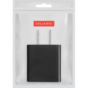 Cellairis Wall Charger - Single USB-C 3.0A 20W Black (Bulk) Wall Chargers
