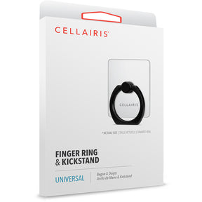 Finger Ring & Kickstand Clear/ Matte Black Rings/Grips