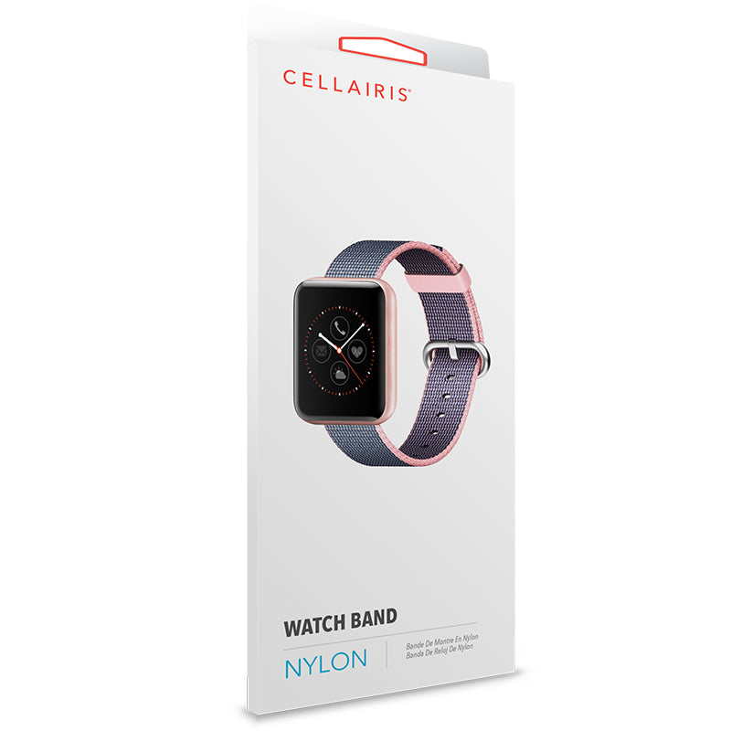 Apple Watch Band - Nylon Electric Pink 38/40/41mm Smart Watch