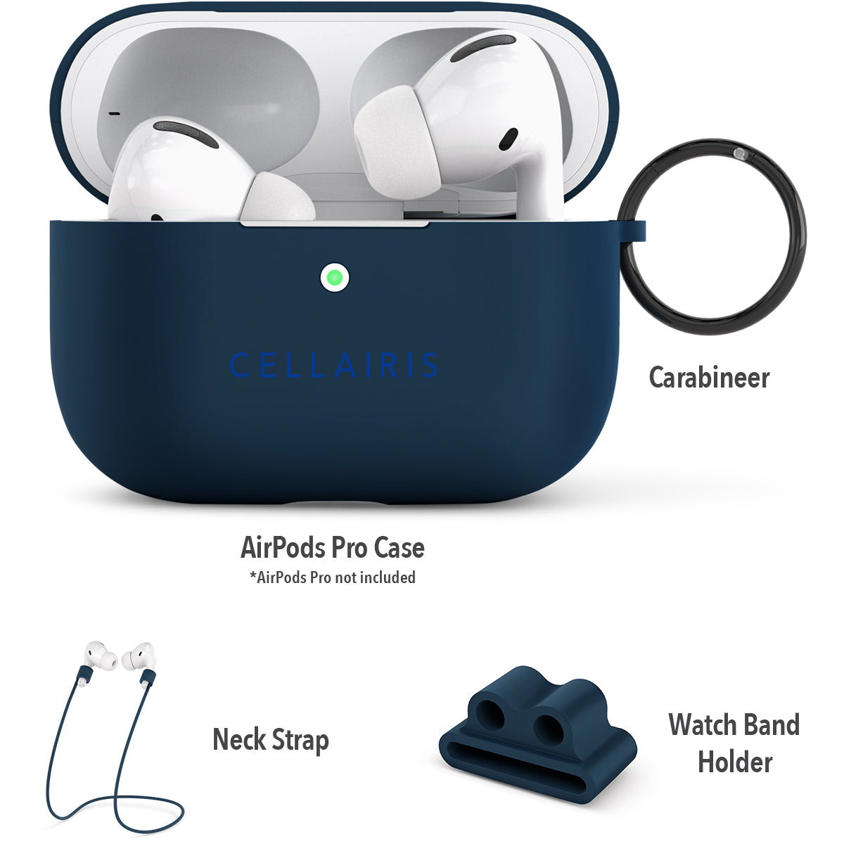 AirPod Pro Silicone Skin Navy Blue AirPod Cases