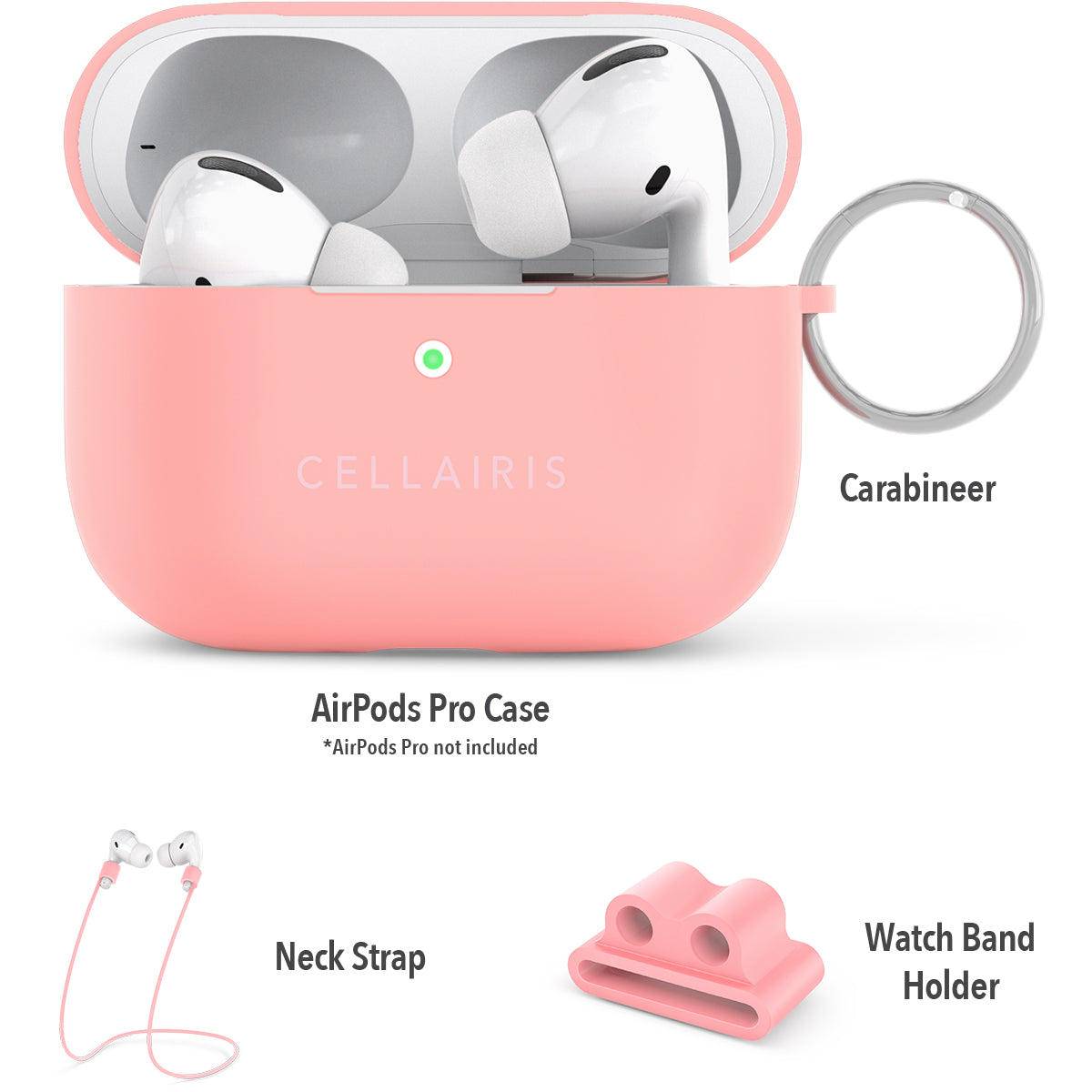 AirPod Pro Silicone Skin Sea Shell Pink AirPod Cases