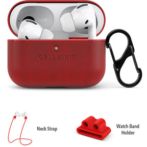 AirPod Pro Vegan Leather Lava Red AirPod Cases