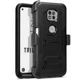 Trilogy - Motorola G Power/ G Pure 2022 Black Phone Case