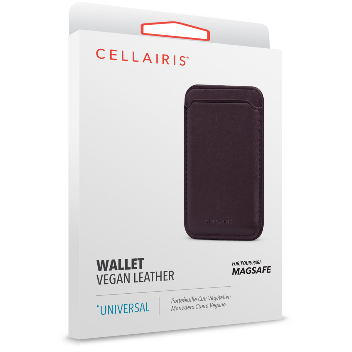 Wallet - Vegan Leather Dark Cherry w/ MagSafe Other